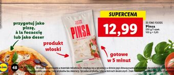 Lidl Pinsa 33 fine foods oferta
