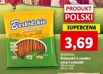 Lidl Paluszki ser z cebulą aksam beskidzkie oferta