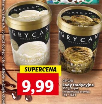 Lidl Lody tiramisu grycan oferta
