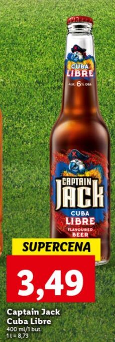 Lidl Piwo captain jack cuba libre oferta