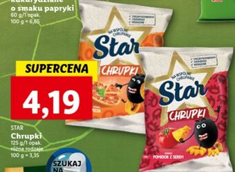 Lidl Chrupki pomidor z serem star chips oferta