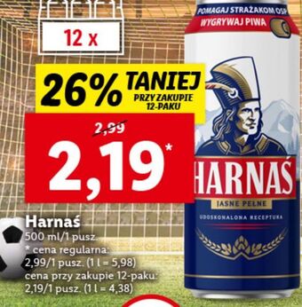 Lidl Piwo harnaś jasne pełne oferta