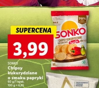 Lidl Talarki popcornowe z papryką sonko oferta