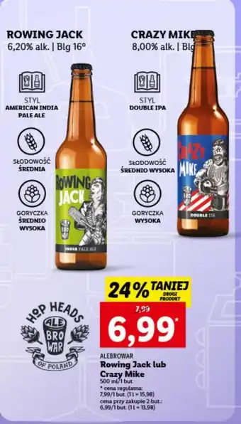 Lidl Piwo crazy mike oferta