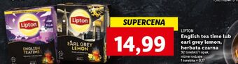 Lidl Herbata lipton english teatime oferta