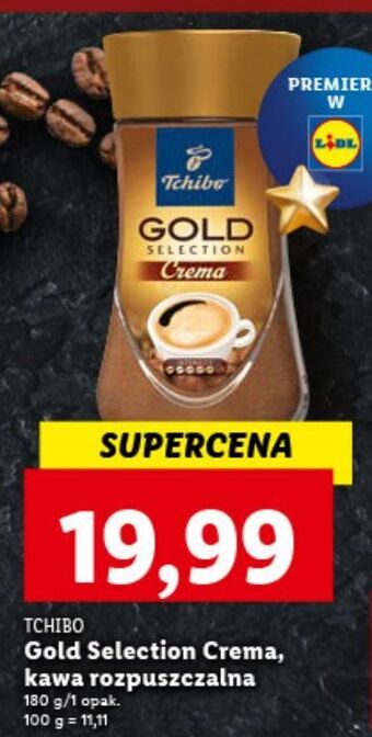 Lidl Kawa tchibo gold selection & crema oferta