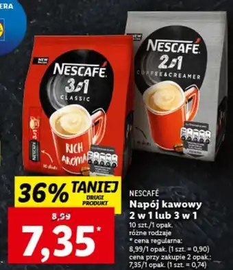 Lidl Kawa nescafe 3in1 classic oferta