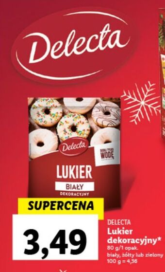Lidl Lukier żółty delecta oferta