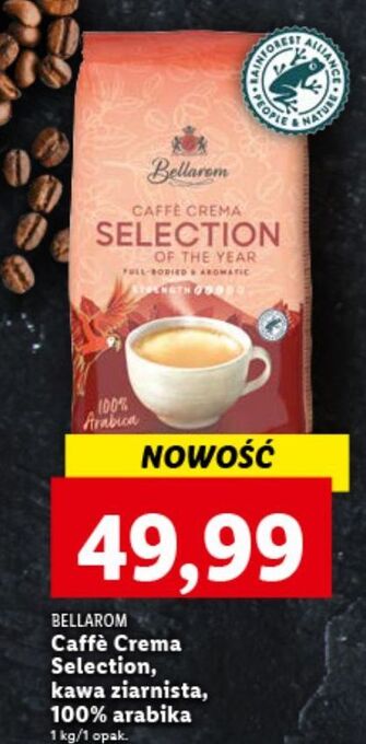 Lidl Kawa bellarom cafe crema selection of the year oferta
