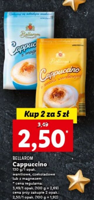 Lidl Cappuccino z magnezem bellarom cappucccino oferta