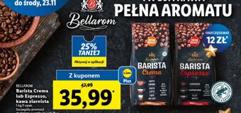 Lidl Kawa bellarom barista espresso oferta