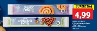 Lidl Ciasto drozdżowe chef select & you oferta
