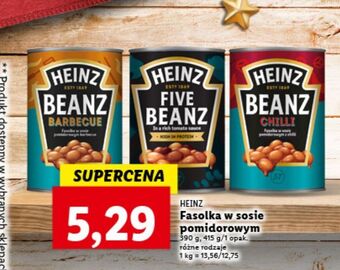 Lidl Fasolka five beanz heinz oferta