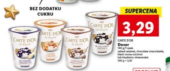 Lidl Deser blueberry cheesecake algida carte d'or les desserts oferta