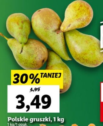 Lidl Gruszki oferta