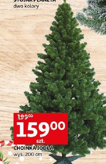 Auchan Choinka sztuczna jodła wys. 200 cm oferta