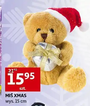 Auchan Miś xmas 15 cm oferta