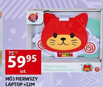 Auchan Zabawka mój pierwszy laptop one two fun oferta