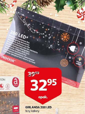 Auchan Girlanda świetlna 200 led actuel oferta