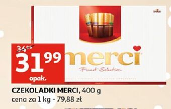 Auchan Bombonierka czerwona storck merci oferta