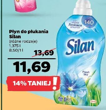 Netto Płyn do płukania fresh sky silan classic oferta