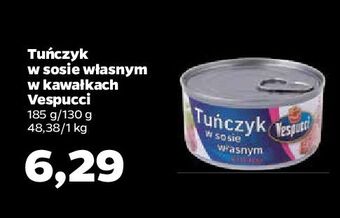 Netto Tuńczyk w sosie własnym vespucci oferta