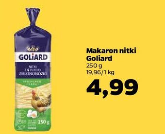 Netto Makaron nitka 4 jajeczna z jaj kury zielononóżki goliard oferta