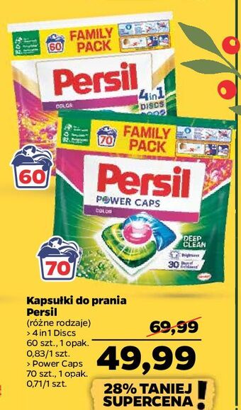 Netto Kapsułki do prania color deep clean persil power caps oferta