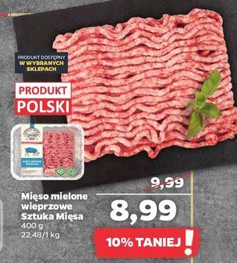 Netto Mięso mielone wieprzowe sztuka mięsa netto oferta