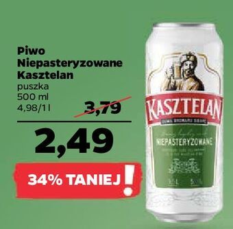 Netto Piwo kasztelan niepasteryzowane oferta