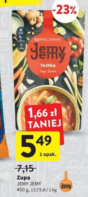 Intermarche Jemy Jemy Zupa 400g oferta