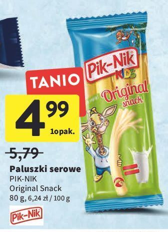 Intermarche Paluszki serowe original pik-nik kids oferta