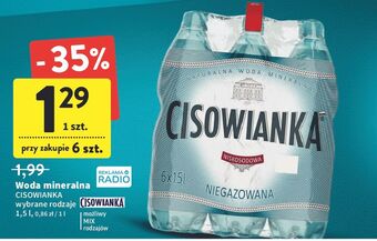 Intermarche Woda niegazowana cisowianka oferta