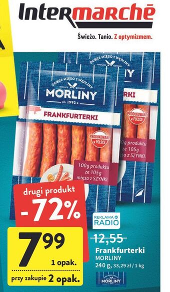 Intermarche Frankfurterki morliny oferta