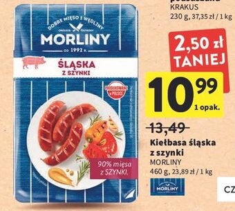Intermarche Kiełbasa śląska z szynki morliny oferta