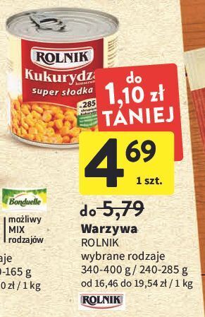 Intermarche Kukurydza konserwowa rolnik oferta