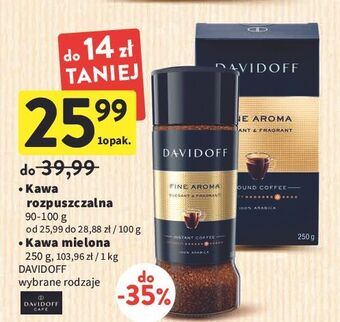 Intermarche Kawa davidoff cafe fine aroma oferta