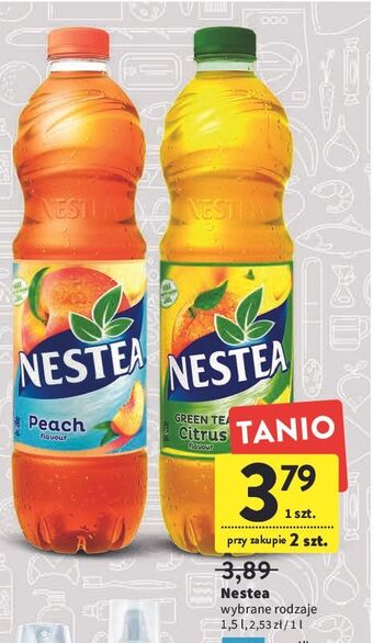 Intermarche Herbata mrożona green tea citrus nestea oferta