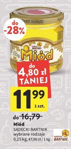 Intermarche Miód lipowy bartnik sądecki oferta