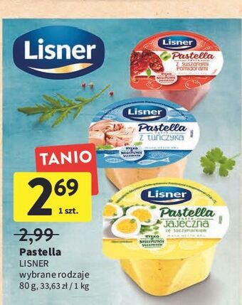 Intermarche Pasta z suszonymi pomidorami lisner pastella oferta