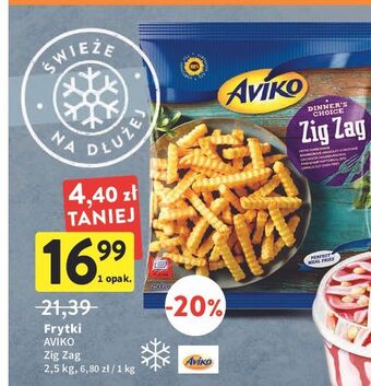 Intermarche Frytki karbowane aviko zig zag oferta