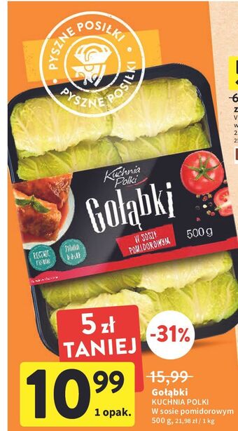 Intermarche Gołąbki z sosem pomidorowym kuchnia polki oferta