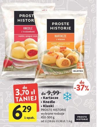 Intermarche Knedle z truskawkami iglotex proste historie oferta