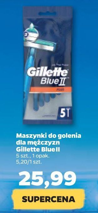 Netto Maszynka do golenia gillette blue ii plus oferta