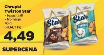 Netto Chrupki fromage star twistos oferta
