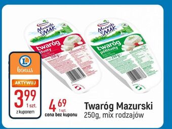 E.Leclerc Twaróg tłusty mazurski smak oferta