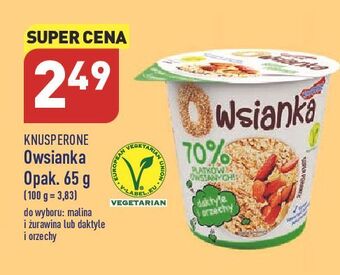 ALDI Owsianka malina i żurawina knusperone oferta