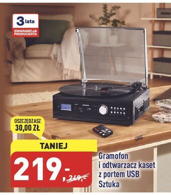 ALDI Gramofon i odtwarzacz kaset medion oferta
