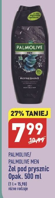 ALDI Żel pod prysznic refreshing palmolive for men oferta
