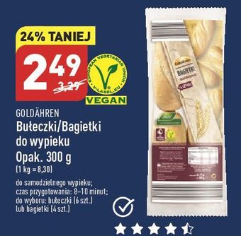 ALDI Bułeczki do wypieku goldahren oferta